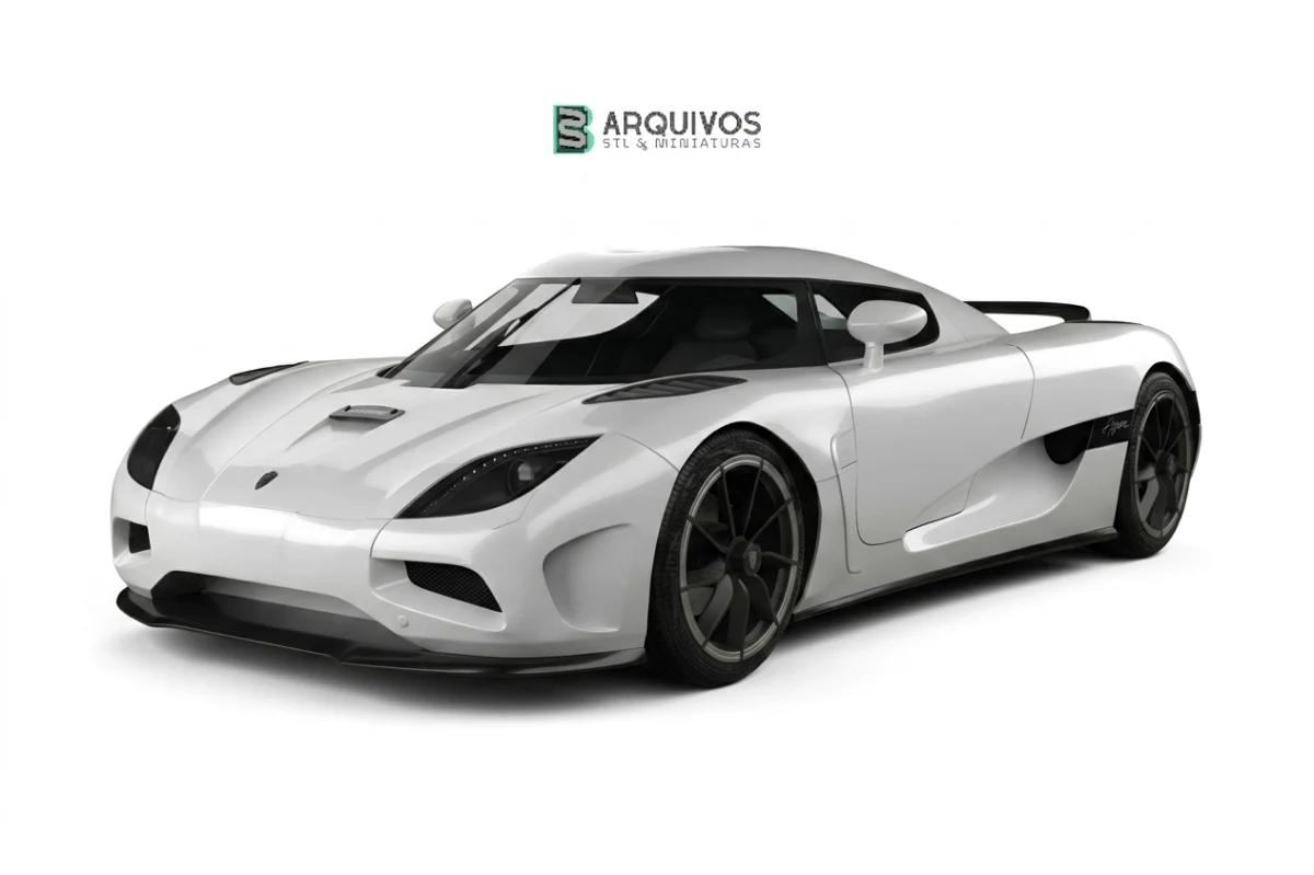 Modelo 3D STL - Koenigsegg Agera 2011